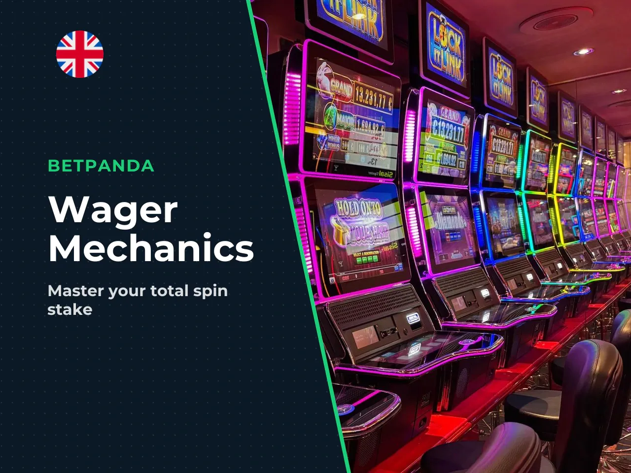 Total Wager, Spin Launch and Paytable