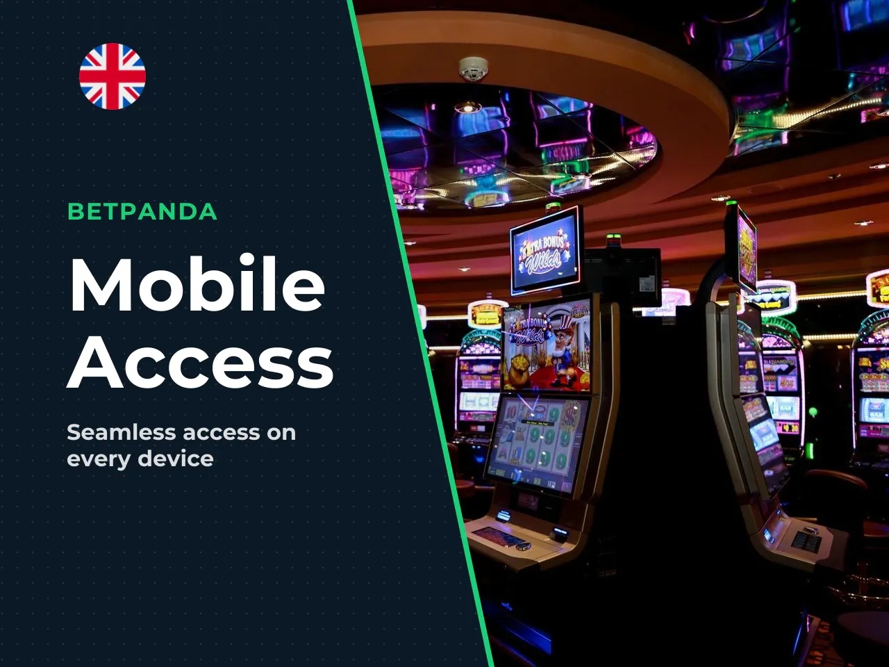 Mobile access and biometrics. BetPanda runs